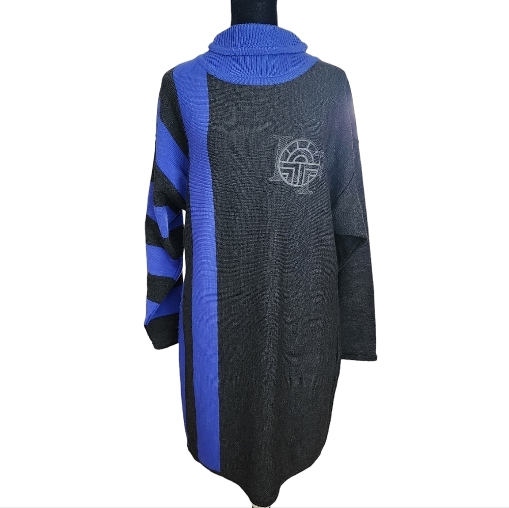 Vintage 80s Louis Feraud sweater dress - wool - made in W. GERMANY size …